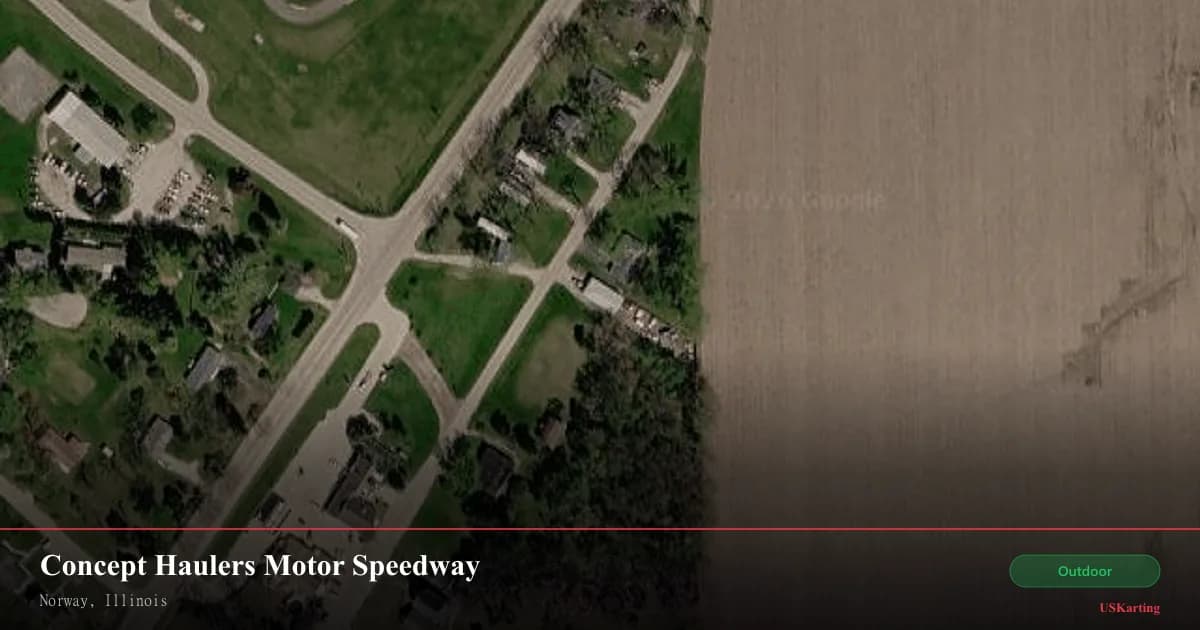 Aerial view of Concept Haulers Motor Speedway