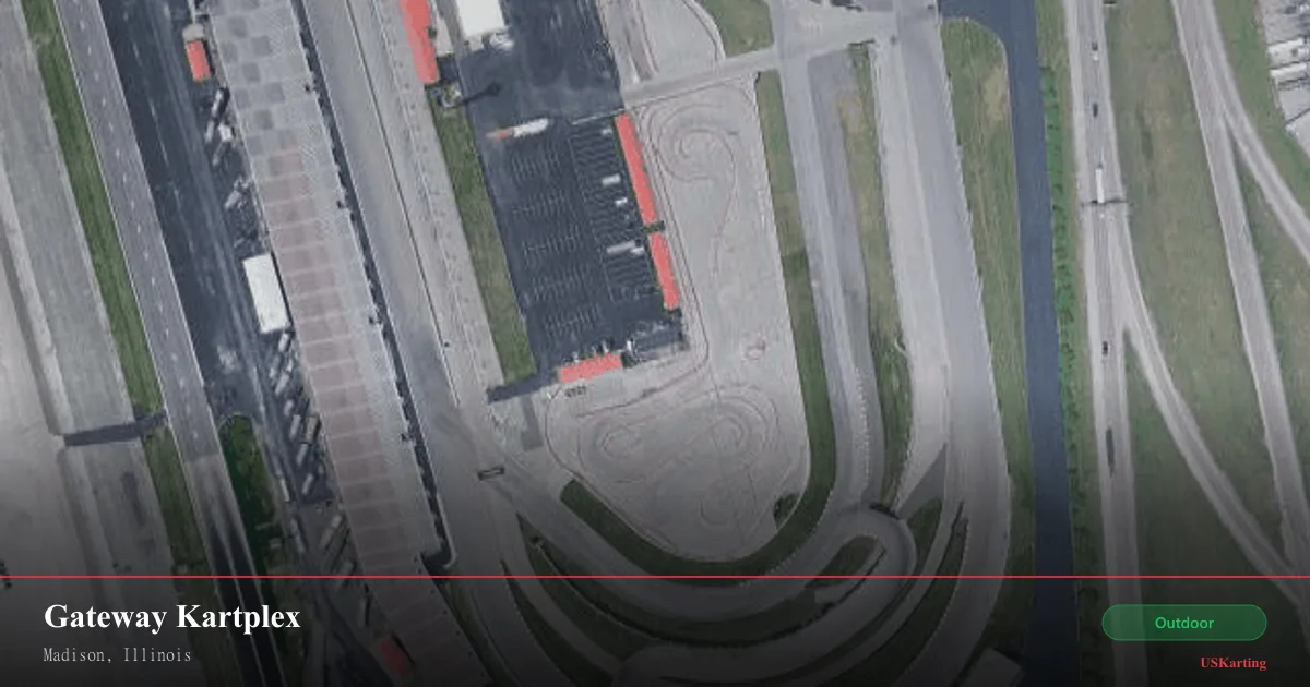 Aerial view of Gateway Kartplex