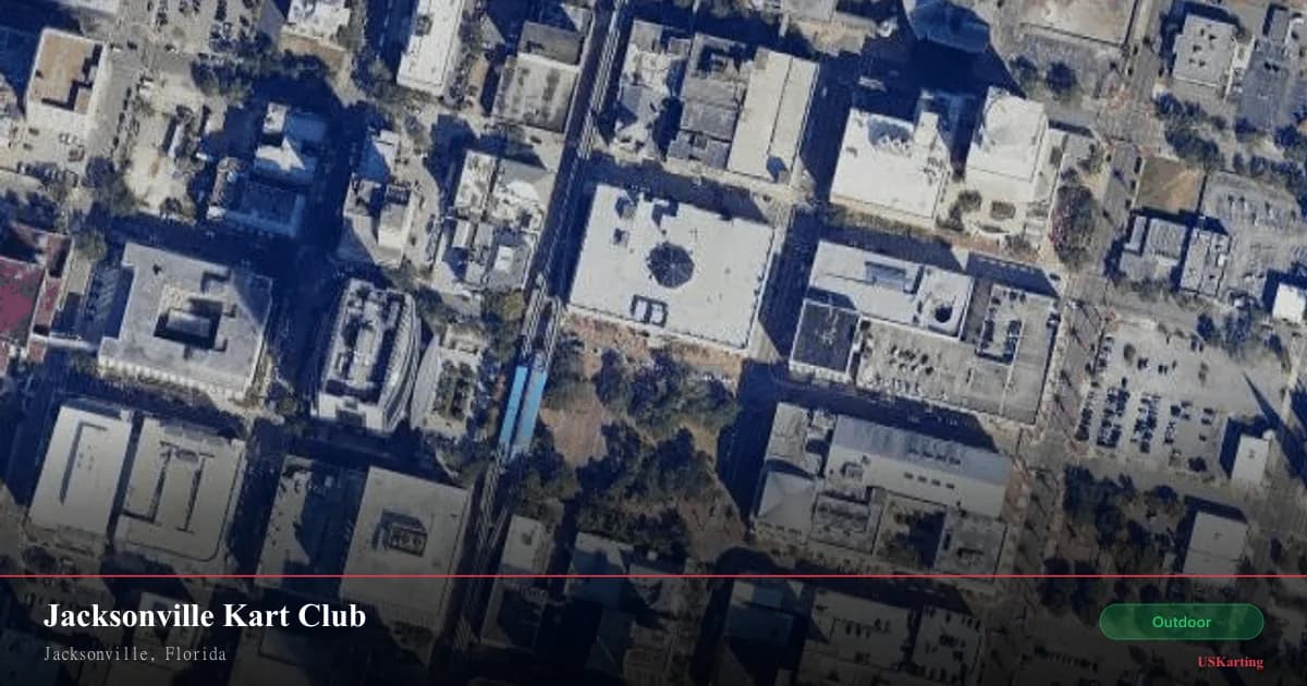 Aerial view of Jacksonville Kart Club