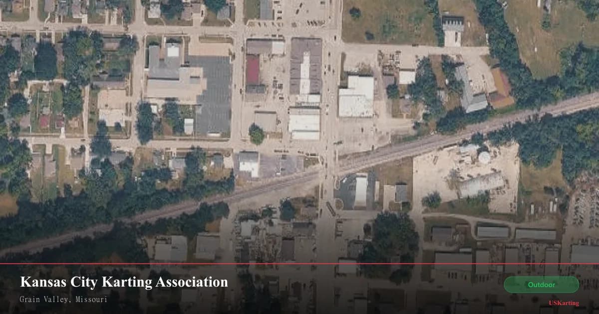 Aerial view of Kansas City Karting Association