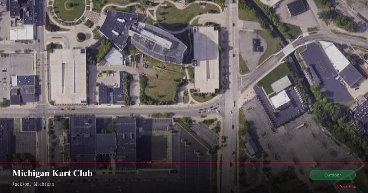 Aerial view of Michigan Kart Club