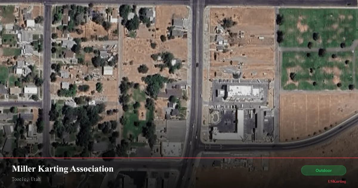 Aerial view of Miller Karting Association