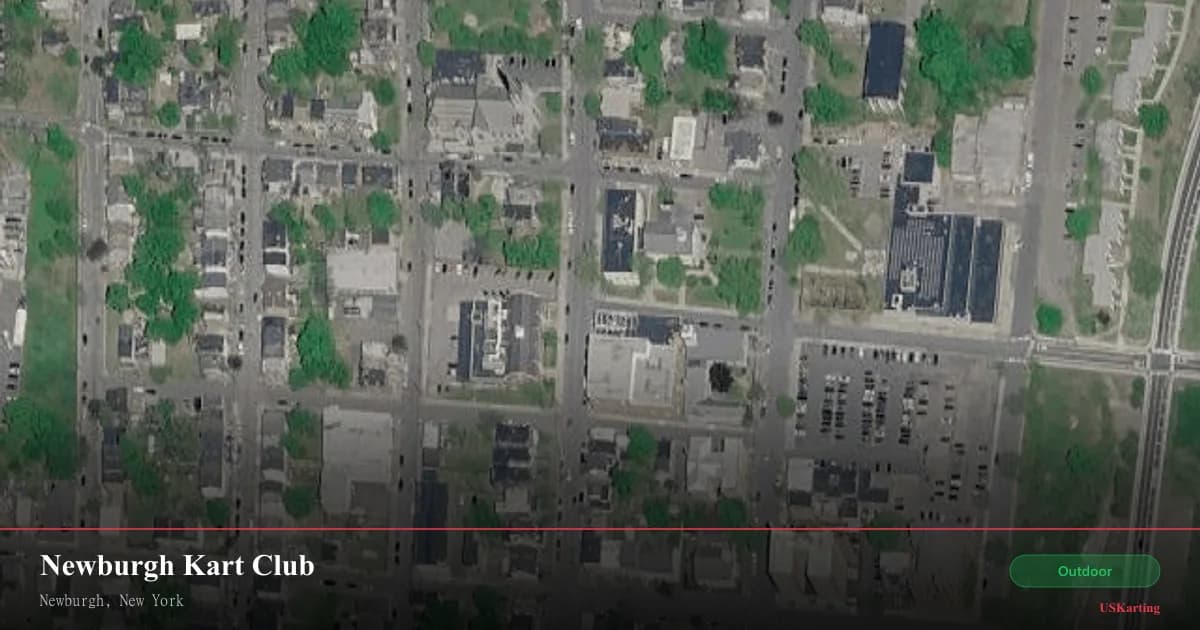 Aerial view of Newburgh Kart Club