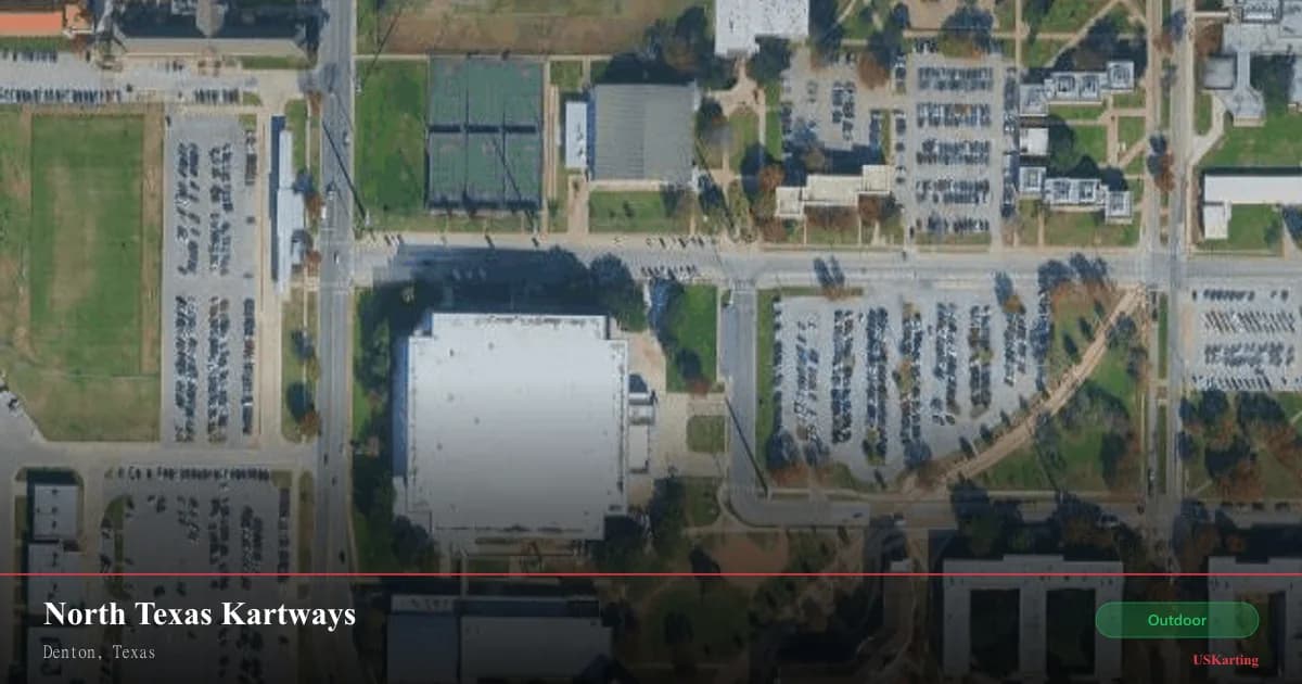Aerial view of North Texas Kartways