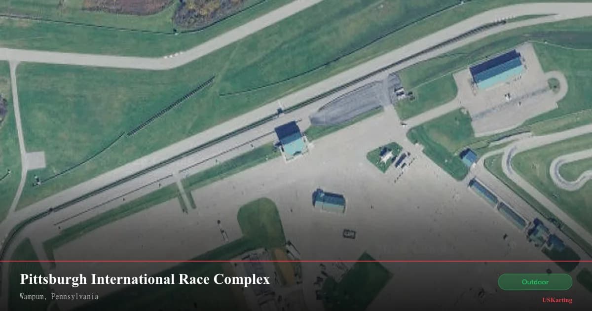 Aerial view of Pittsburgh International Race Complex