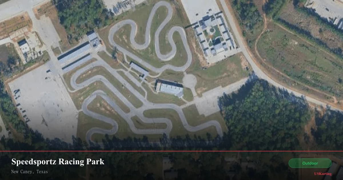 Aerial view of Speedsportz Racing Park