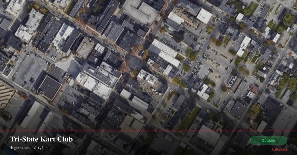 Aerial view of Tri-State Kart Club