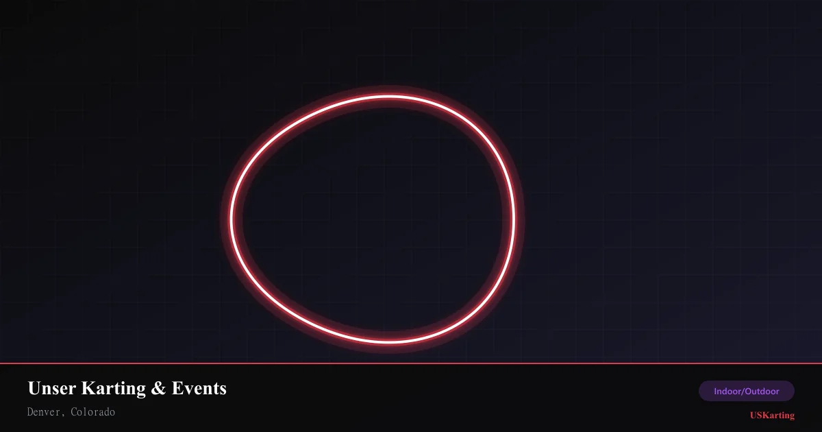 Aerial view of Unser Karting & Events