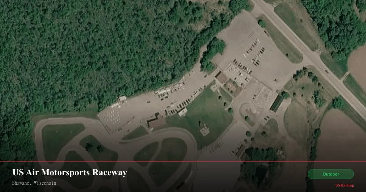 Aerial view of US Air Motorsports Raceway