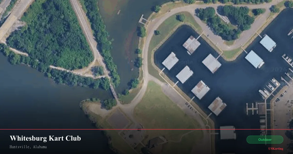 Aerial view of Whitesburg Kart Club